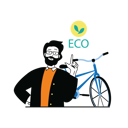 پیش‌نمایش فایل man-giving-information-about-eco-cycle-10190938 از پک انرژی سبز