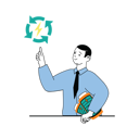 پیش‌نمایش فایل man-pointing-finger-towards-renewable-energy-sign-10190940 از پک انرژی سبز