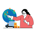 پیش‌نمایش فایل international-logistic-service-10234364 از پک جهانی و ارسال