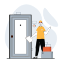 پیش‌نمایش فایل delivery-man-doing-door-to-door-delivery-10243365 از پک تحویل
