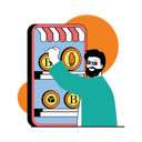 پیش‌نمایش فایل boy-purchase-bitcoin-10234026 از پک ارز دیجیتال و مارکتپلاک