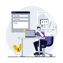 پیش‌نمایش فایل man-writing-feedback-10256008 از پک بازخورد مشتریان