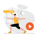 پیش‌نمایش فایل boy-doing-yoga-training-at-home-10436114 از پک ورزش و تمرین