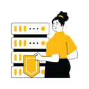 پیش‌نمایش فایل lady-is-doing-lock-to-server-system-10554978 از پک فعالیت افراد