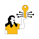 پیش‌نمایش فایل lady-showing-system-key-10554998 از پک فعالیت افراد