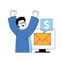 پیش‌نمایش فایل man-checking-finance-mail-10584026 از پک فعالیت تجاری