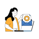 پیش‌نمایش فایل woman-checking-mail-10584018 از پک فعالیت تجاری