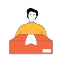 پیش‌نمایش فایل delivery-boy-holding-parcel-10584137 از پک فعالیت تجاری