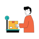 پیش‌نمایش فایل shipping-weight-10584150 از پک فعالیت تجاری