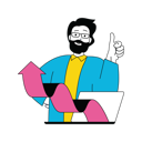 پیش‌نمایش فایل businessman-is-happy-with-business-growth-10584375 از پک فعالیت تجاری