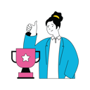 پیش‌نمایش فایل businesswoman-have-achieved-winner-trophy-10584372 از پک فعالیت تجاری