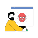 پیش‌نمایش فایل beard-man-scared-of-virus-attack-10584313 از پک فعالیت تجاری