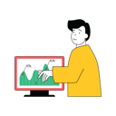 پیش‌نمایش فایل man-showing-chart-on-desktop-10584323 از پک فعالیت تجاری