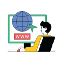 پیش‌نمایش فایل man-surfing-on-internet-10584317 از پک فعالیت تجاری