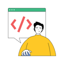 پیش‌نمایش فایل software-programmer-working-on-webpage-programming-10584302 از پک فعالیت تجاری