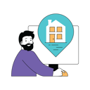 پیش‌نمایش فایل beard-man-finding-house-location-online-10584200 از پک فعالیت تجاری
