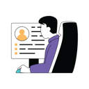 پیش‌نمایش فایل businessman-checking-user-profile-10584220 از پک فعالیت تجاری