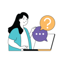 پیش‌نمایش فایل girl-asking-question-online-10584199 از پک فعالیت تجاری