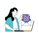 پیش‌نمایش فایل lady-opening-email-10584219 از پک فعالیت تجاری