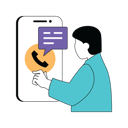 پیش‌نمایش فایل man-giving-online-support-10584205 از پک فعالیت تجاری
