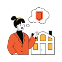 پیش‌نمایش فایل girl-have-locked-her-home-10554855 از پک فعالیت افراد