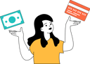 پیش‌نمایش فایل girl-is-doing-card-payment-11186543 از پک تجارت موبایل