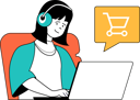 پیش‌نمایش فایل representative-is-doing-customer-care-service-11186539 از پک تجارت موبایل