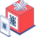 پیش‌نمایش فایل box-qr-code-11185527 از پک تحویل