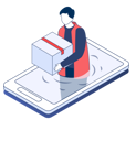 پیش‌نمایش فایل online-delivery-box-11185525 از پک تحویل