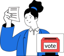 پیش‌نمایش فایل girl-gives-her-vote-to-political-party-11191438 از پک آنلاین و وتینگ