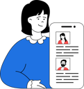 پیش‌نمایش فایل girl-looks-at-candidates-profile-11191430 از پک آنلاین و وتینگ