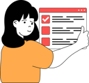 پیش‌نمایش فایل girl-selects-candidate-from-ballot-paper-11191435 از پک آنلاین و وتینگ