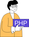 پیش‌نمایش فایل man-holding-php-11193199 از پک برنامه‌نویسی
