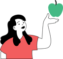 پیش‌نمایش فایل girl-eats-healthy-fruit-11186426 از پک تناسب اندام