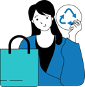 پیش‌نمایش فایل girl-is-using-recyclable-bag-11186402 از پک اکولوژی