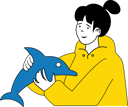 پیش‌نمایش فایل girl-saves-aquatic-life-11186406 از پک اکولوژی