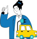 پیش‌نمایش فایل girl-uses-smart-car-11186400 از پک اکولوژی