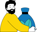 پیش‌نمایش فایل man-is-holding-green-bag-11186392 از پک اکولوژی