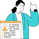 پیش‌نمایش فایل businesswoman-is-discussing-employees-profile-11186325 از پک تماس