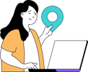پیش‌نمایش فایل girl-is-finding-online-location-pin-11186329 از پک تماس