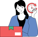 پیش‌نمایش فایل customer-is-happy-with-timely-delivery-11186274 از پک تحویل