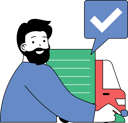 پیش‌نمایش فایل delivery-man-loads-logistics-in-truck-11186272 از پک تحویل