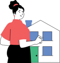 پیش‌نمایش فایل delivery-woman-drops-logistic-at-perfect-address-11186270 از پک تحویل
