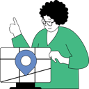 پیش‌نمایش فایل woman-finds-delivery-address-11186266 از پک تحویل