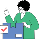 پیش‌نمایش فایل woman-verifies-product-after-receiving-delivery-11186252 از پک تحویل