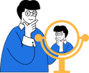پیش‌نمایش فایل boy-looks-at-himself-in-mirror-11186215 از پک سالن زیبایی