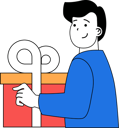 پیش‌نمایش فایل employee-receives-surprise-gift-11186010 از پک بیمه