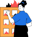 پیش‌نمایش فایل woman-have-fire-insurance-11185993 از پک بیمه