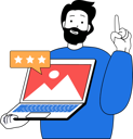 پیش‌نمایش فایل businessman-gets-star-review-on-his-post-11186027 از پک رسانه‌های اجتماعی