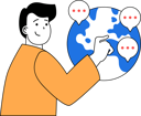 پیش‌نمایش فایل businessman-have-global-connection-11186032 از پک رسانه‌های اجتماعی